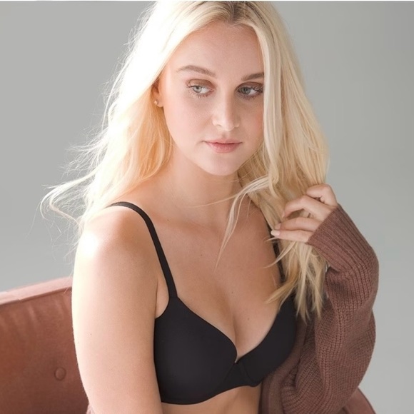 NWT Soma Enbliss Full Coverage Underwire Padded Tshirt Bra 36 DDD Black #0130 - Picture 12 of 13